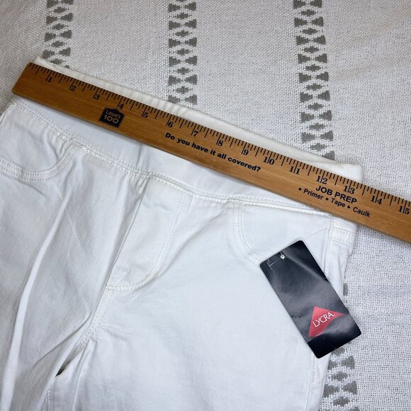 NWT Old Navy Rockstar Super Skinny White Pull-On Jeggings Jeans LYCRA Women's 2 - Picture 8 of 8